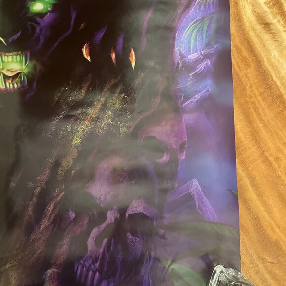 Glowing Black Panther Poster Starline 2003 - Picture 4 of 6